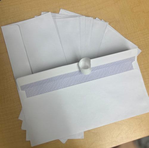 Secure White Business Mail Envelopes